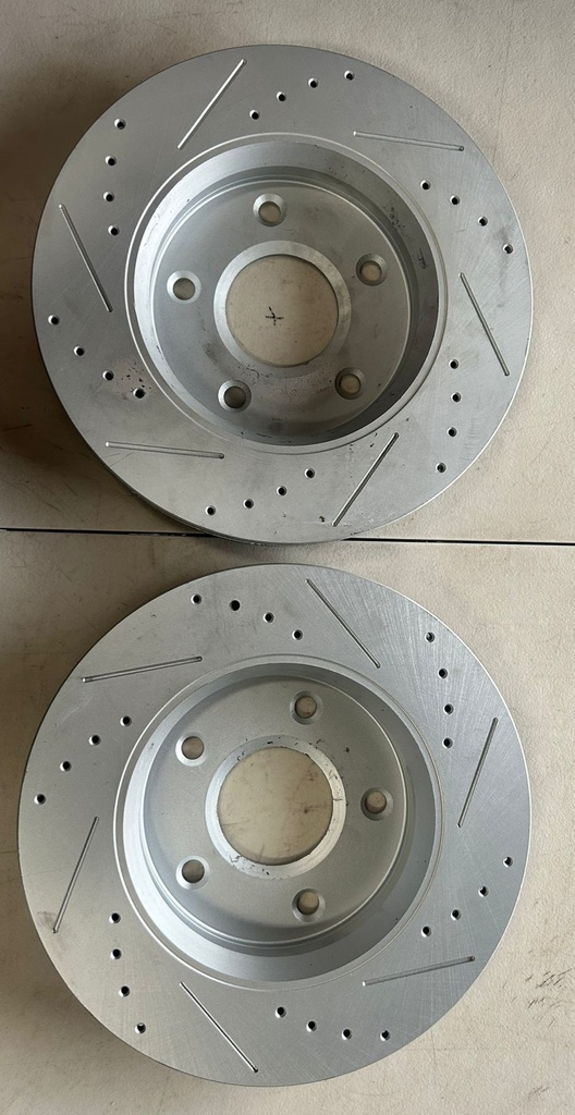 Discos delanteros Perforados/Ventilados VW routan 09/14 Gran Caravan 09/13