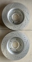 Discos delanteros Perforados/Ventilados VW routan 09/14 Gran Caravan 09/13