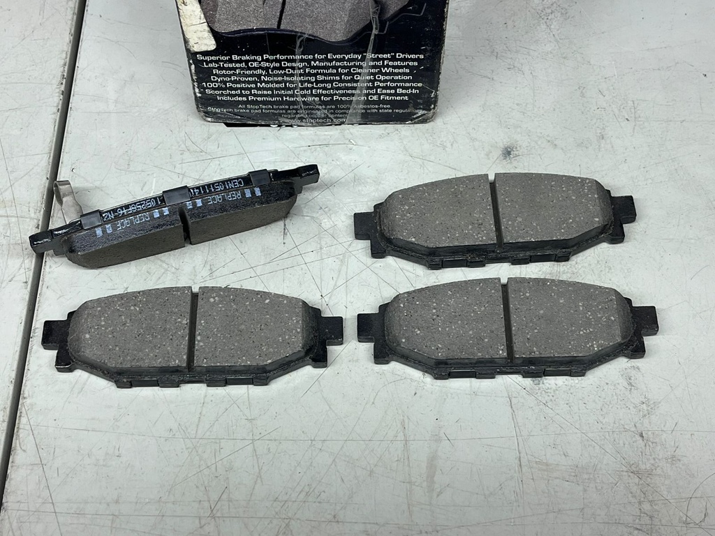 Pastillas Traseras Cerámicas Subaru Impreza 2010-2022 / Legacy 2010-2014 / Outback 2010-2014 / Forester 2011-2018 / WRX 2012-2021.