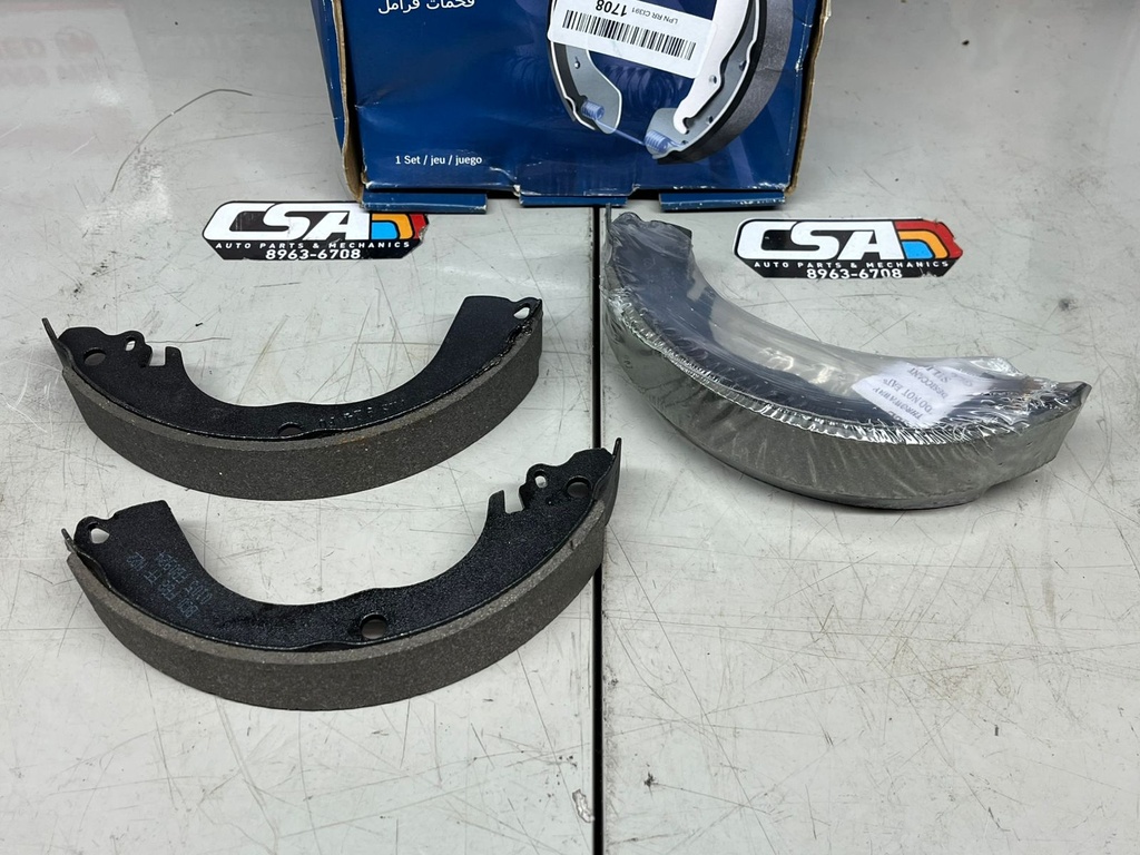 Zapatas de Freno Tambor Mitsubishi Lancer 2012-2016 / Mirage G4 2017-2020 / Mirage 2016-2020
