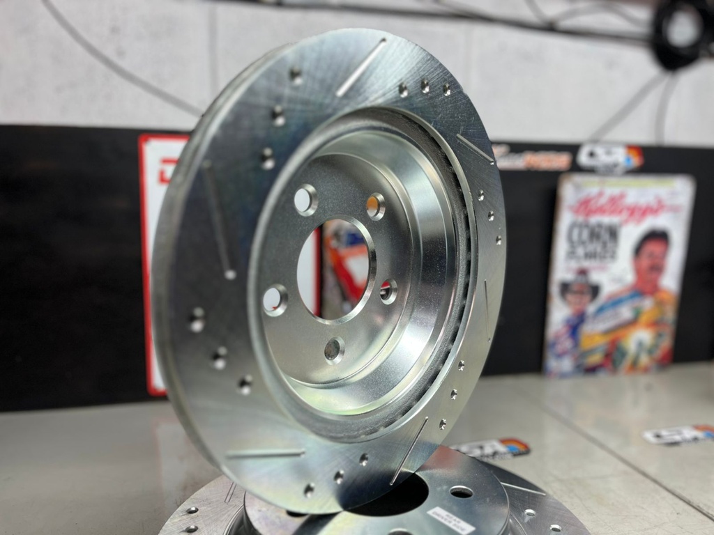 Discos Traseros Perforados Ford Mustang 1994-2004.