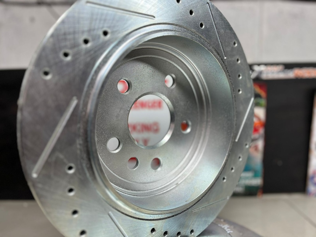 Discos Traseros Perforados Jeep Grand Cherokee 2011-2024 / Dodge Durango 2011-2024.
