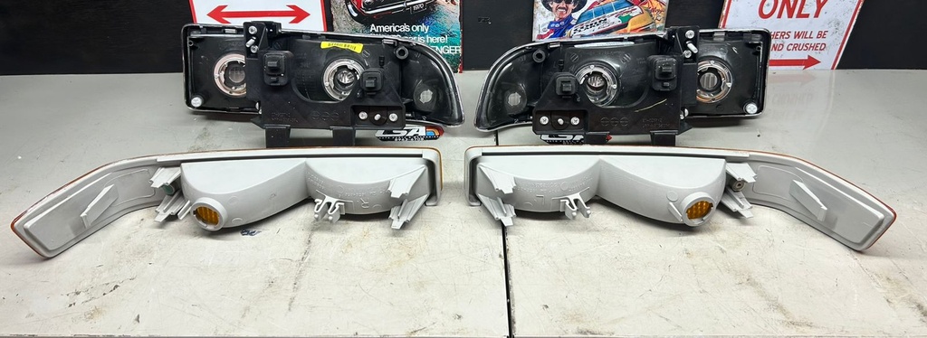 Luces delanteras cromadas para Chevrolet S10 / Blazer 1998 al 2004