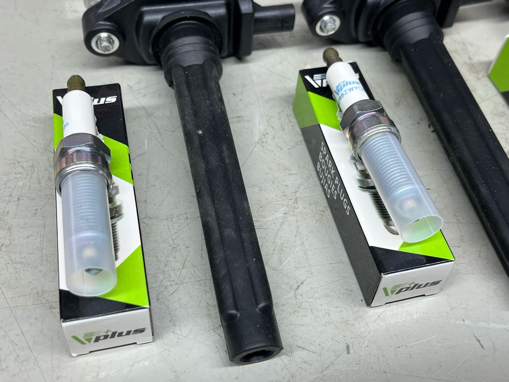 Juego 6 Bobinas / 6 Bujías Dodge Durango 2011-2015 / Grand Cherokee 2011-2015 / Wrangler 2012-2017 / Challenger 2011-2018.