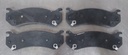 Pastillas de freno traseras para Chevrolet Silverado 2500HD/3500HD/Express 1500 1999-2006