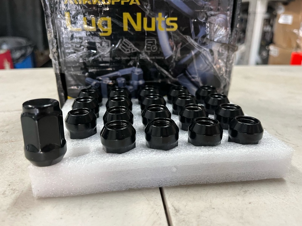 Juego de 20 Ranas Negras en 1/2x20"