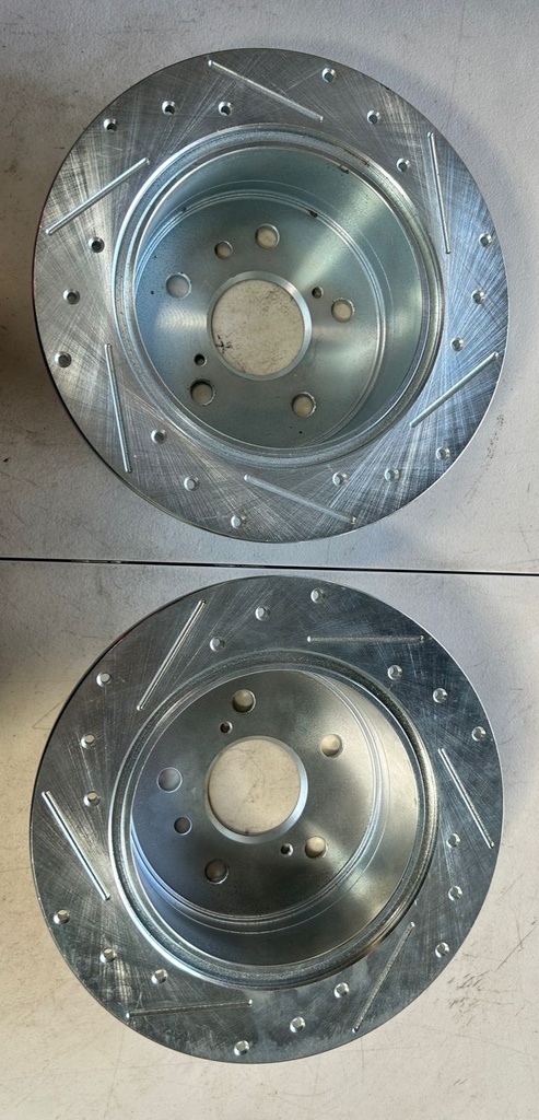 Discos traseros Perforados / Sólidos para Toyota Camry 2007 al 2011 / Avalon 2008 al 2012 / Lexus ES350 2007 al 2012