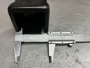 Extensión de pegadero de 2" a 2" con extensión de 7 pulgadas.
