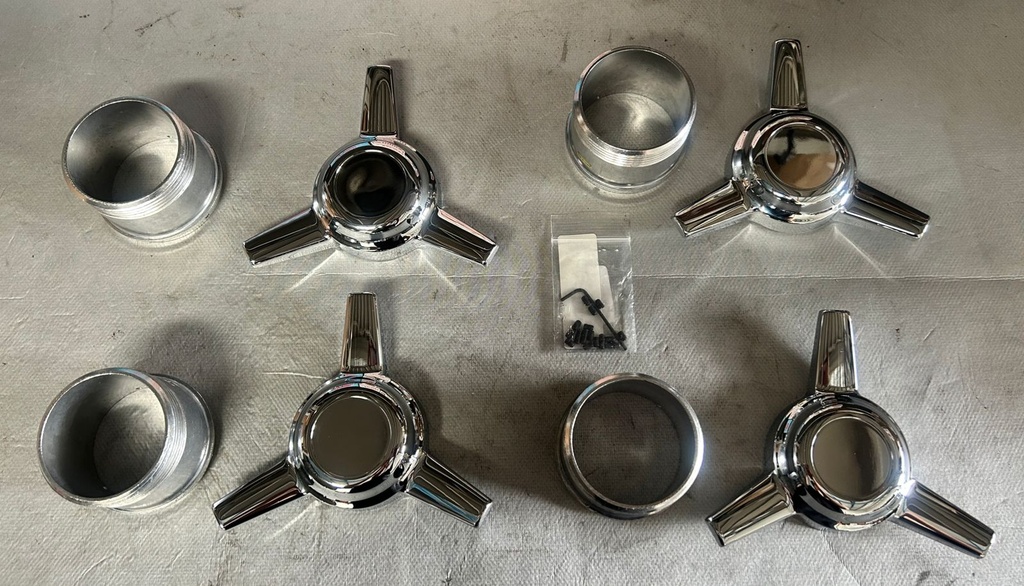 Copas de aro para Corvette 1976 a 1982 ( Metalicas )