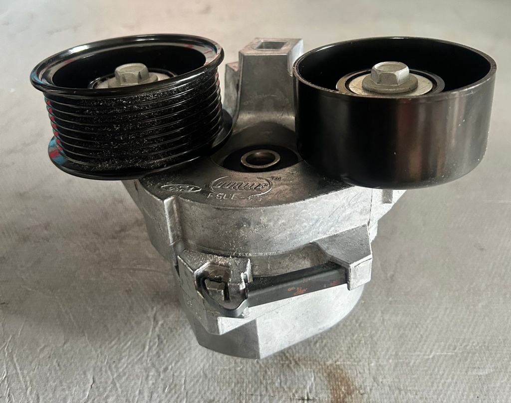 Polea tensora doble para Ford 7.3L Powerstroker F250 / F350 / F450 / F550 Super Duty 1999 al 2003 / E350 1998 al 2003 / E450 2000 al 2003 / E550 2002 al 2003