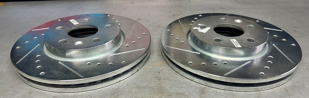 Discos delanteros Perforados / Ventilados para Chevrolet Cruze 2011 al 2019 / Sonic 2012 al 2020