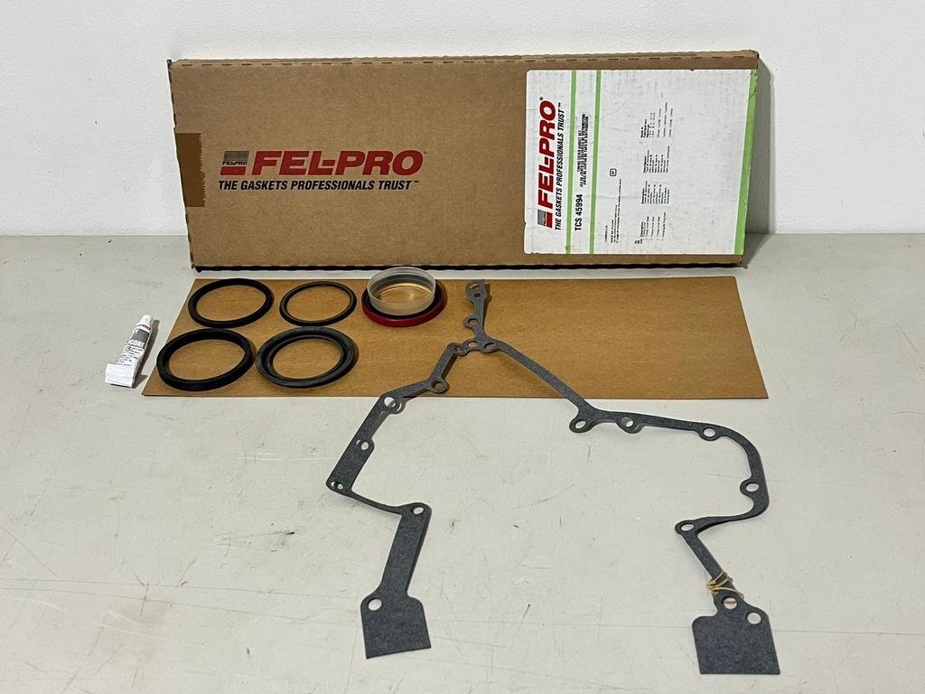 Set de sellos de tapa de distribución del motor Cummins 5.9L L6 359cid DIESEL 1998-2002.