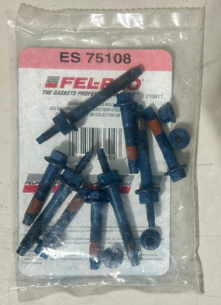 Tornillos de colector de escape para Dodge / Jeep 5.7 Hemi Durango 2004 al 2008 / Ram 1500 / 2500 / 3500 2003 al 2008 / Commander 2006 al 2008 / Grand Cherokee 2006 al 2008