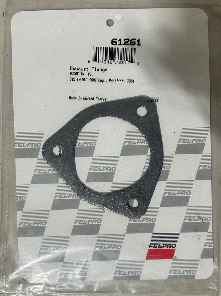 Empaque de escape para Dodge Challenger 2009 al 2010 / Charger 2006 al 2010 / Magnum 2005 al 2008 3.5L V6