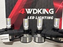 Juego de 4 Bombillas LED H11/H8/H9 (luz baja) / 9005/HB3 (luz alta) 60W / 20000 lúmenes 6500K / IP68.