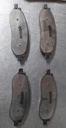 Pastillas de freno delanteras para FORD F-250 SUPER DUTY 2008