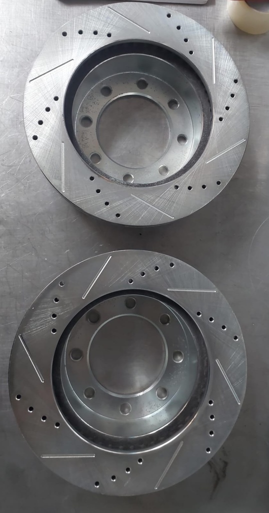 Discos de freno delanteros ventilados perforados para FORD F-250 SUPER DUTY 09-10