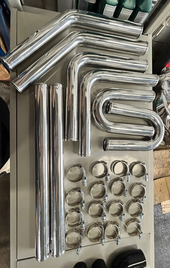 Kit de Tuberías en Aluminio de 2" para Instalación de Turbo.