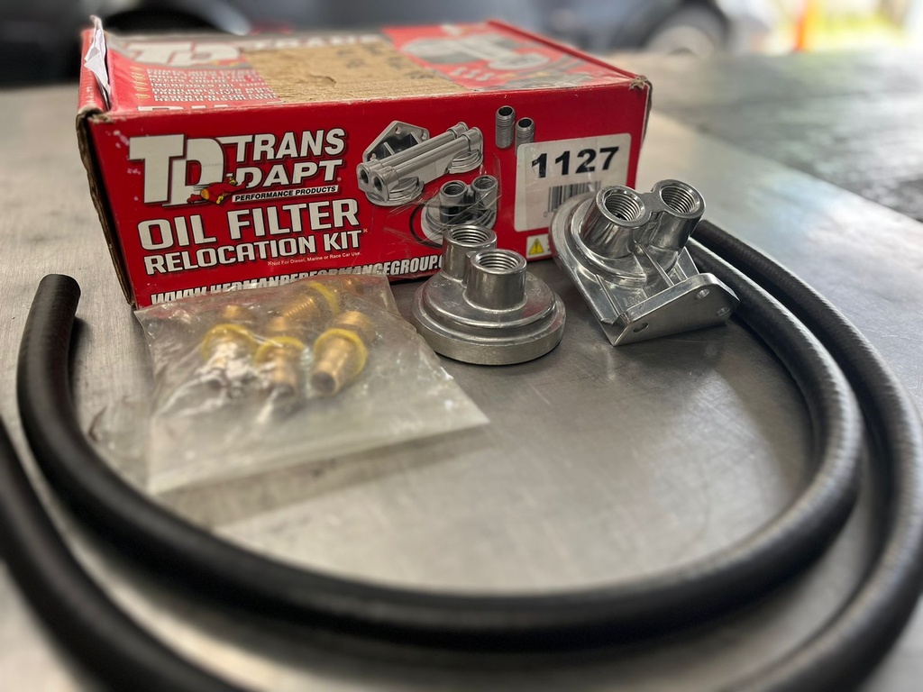 Kit de reubicación remota de filtros de aceite Universal para Auto americano