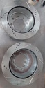 Discos traseros ventilados perforados para Ford F-250 Super Duty 2022
