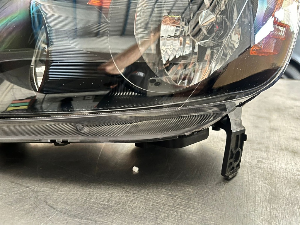 Par de Luces Delanteras/Carcasa Negra Honda CRV 05-06