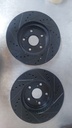 Discos delanteros ventilados perforados para Toyota Avalon/Solara/Sienna 05-10