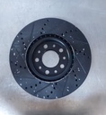 Disco delantero ventilado perforado para Jeep Compass/Renegade 18-22