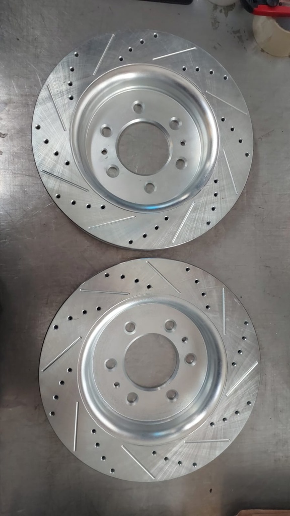 Discos delanteros ventilados perforados para Ford Expedition/Navigator 2007-2021