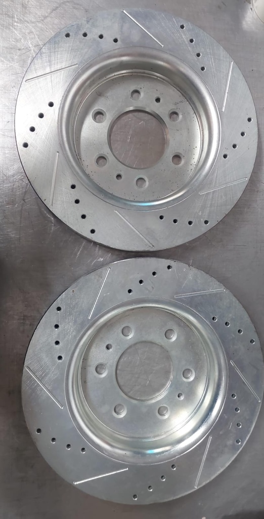 Discos delanteros ventilados perforados para Ford Expedition 07-10