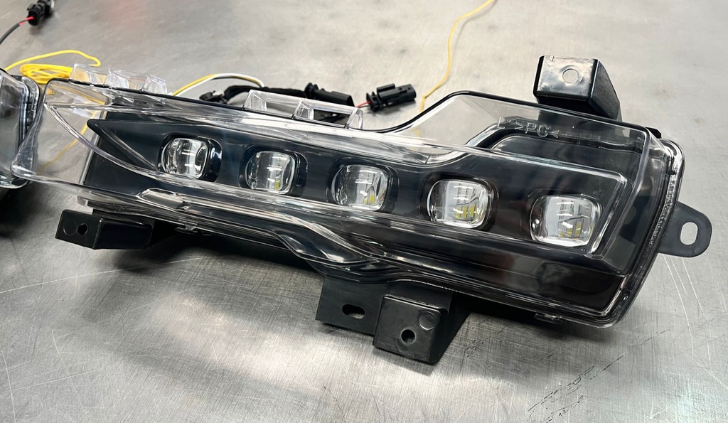 Halógenos Neblineros OEM Doble Color LED DRL Luz Blanca/Amarilla/Luz de Señal de Giro Secuencial para Tesla Modelo 3 de 2017 2021