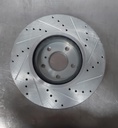 Disco delantero ventilado perforado para Infiniti Q70/Nissan Maxima 16-22