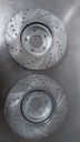 Discos delanteros ventilados perforados para Nissan 370Z/INFINITI Q70L 18-19