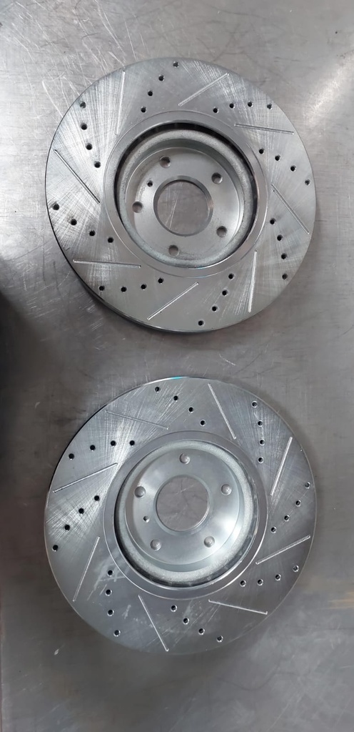 Discos delanteros ventilados perforados para Nissan 370Z/INFINITI Q70L 18-19