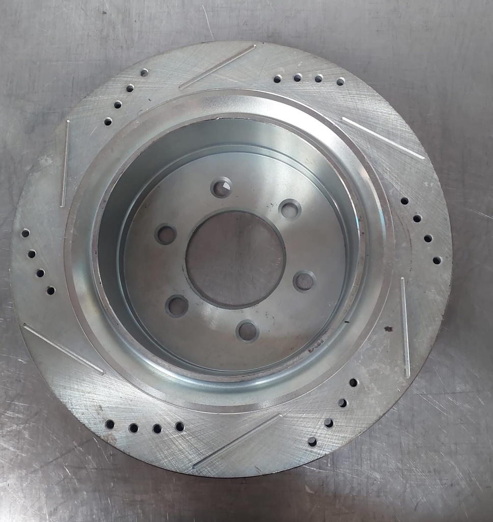 Disco trasero derecho ventilado perforado para Ford F-150 12-14