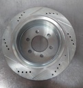 Disco trasero derecho ventilado perforado para Ford F-150 12-14