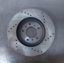 Disco delantero izquierdo ventilado perforado para Chevrolet Impala 2008