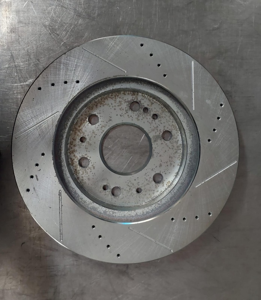 Disco delantero izquierdo ventilado perforado para Chevrolet Avalanche/GMC Savana 1500/Cadillac Escalade 07-14