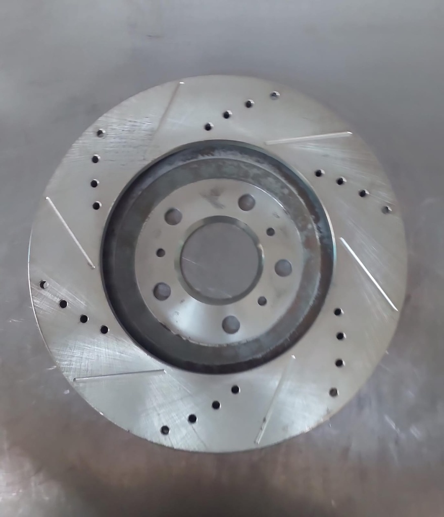 Disco delantero derecho ventilado perforado para Chevrolet Impala 2008
