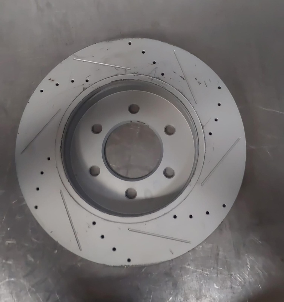 Disco delantero izquierdo ventilado perforado para Ford F-150  2006-2008