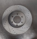 Disco delantero izquierdo ventilado perforado para Ford F-150  2006-2008