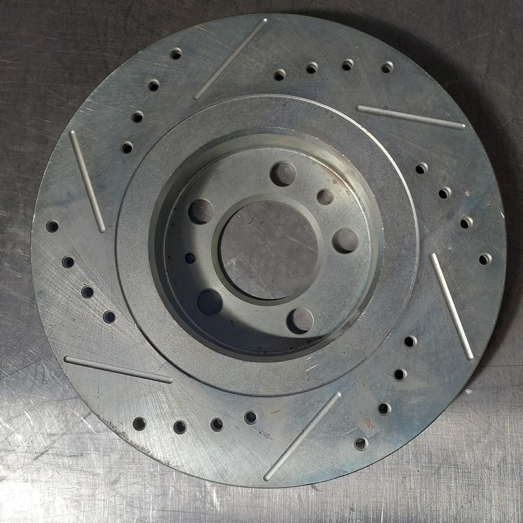 Disco delantero derecho ventilado perforado para Volkswagen Golf/Beetle 98-99