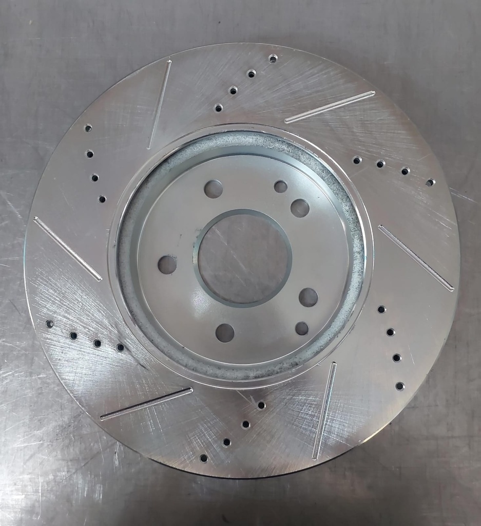 Disco delantero derecho ventilado perforado para Mercedes Benz C230 99-00