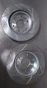 Discos delanteros perforados y ventilados para Chevrolet Silverado/Tahoe/Avalanche/suburban 09-20