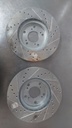 Discos delanteros ventilados perforados para Acura TSX 12-14