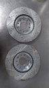 Discos delanteros ventilados perforados para Dodge Dart 13-16