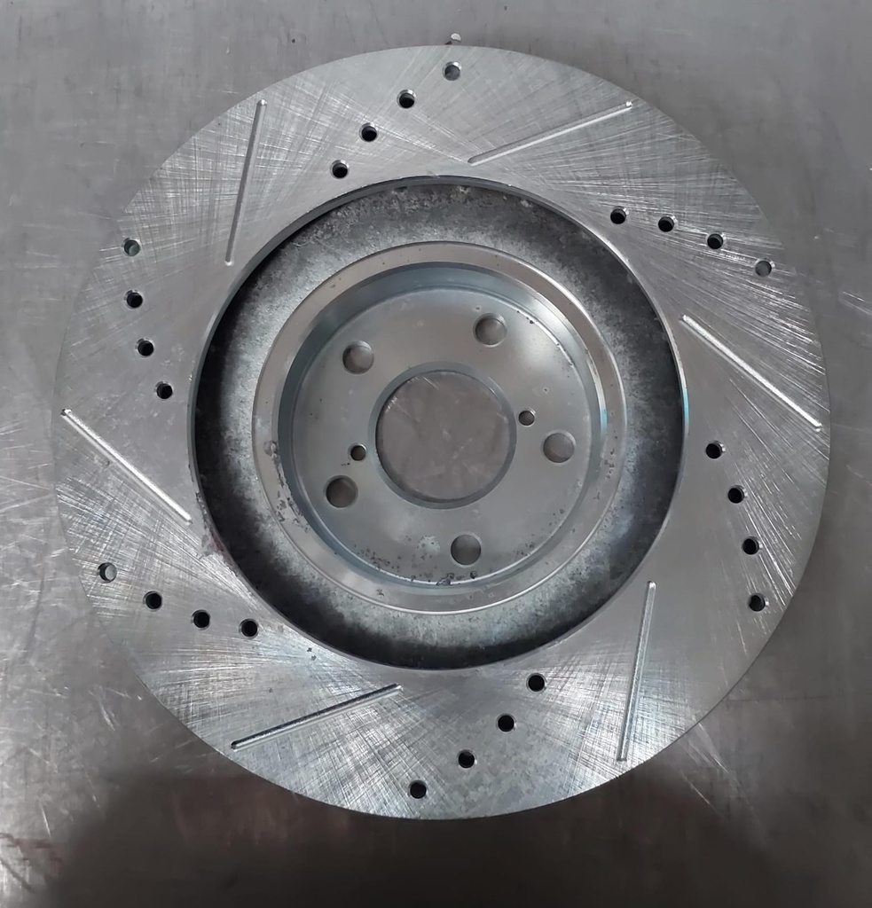 Disco delantero derecho ventilado perforado para Subaru Baja 2003