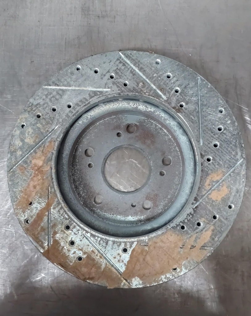 Disco delantero izquierdo ventilado perforado para Honda CR-V/Crosstour/Acura RDX 07-16