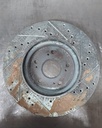 Disco delantero izquierdo ventilado perforado para Honda CR-V/Crosstour/Acura RDX 07-16