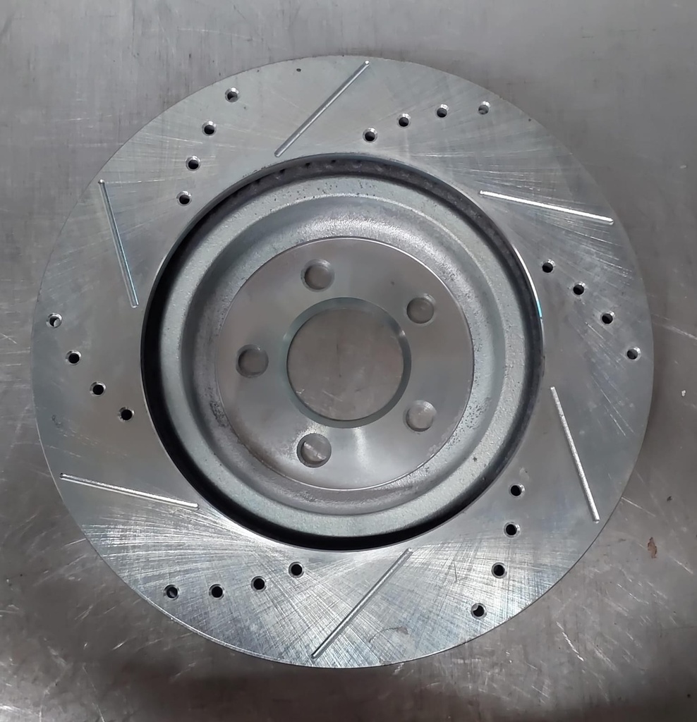 Disco delantero derecho ventilado perforado para Dodge Magnum/Challenger/Charger 05-18
