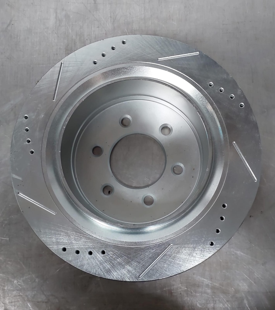 Disco trasero derecho ventilado perforado para Ford F-150 FX2 12-14